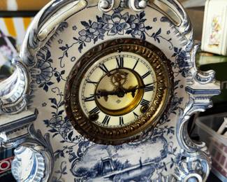 Gorgeous Delft Clock