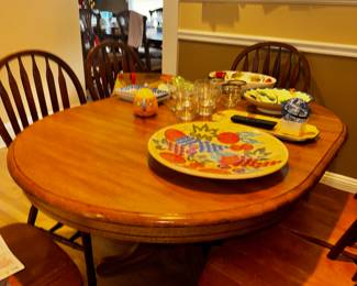 solid kitchen table + chairs