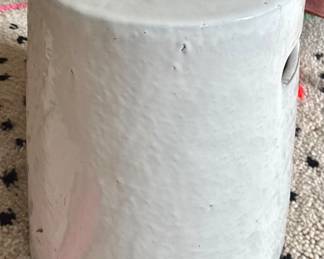 Set of 4 hand thrown garden stools...super cute and the perfect size for inside or out