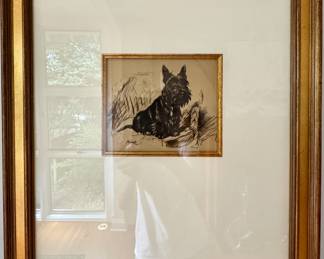 Adorable Scotty dog art