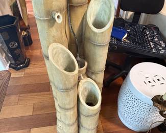 Bamboo water fountain