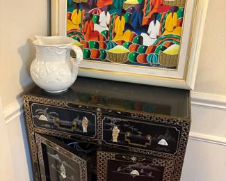 small Asian cabinets