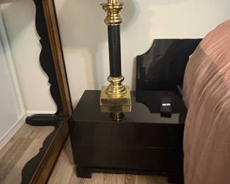 black laquer bedroom set