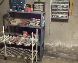 Tools, shelf and wire rack