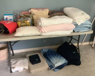 Blankets and pillows