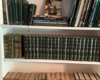 Sets of books….book club books, table top books, 