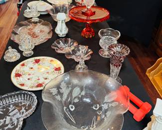 Not sure how the hand weights fit in, but I'm sure Tina has a plan.