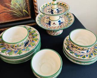 Remember the number of purses?  Let's venture down the fine China path.   