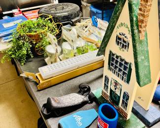 Garage full of treasure.  Not really, just more stuff to put in your garage.