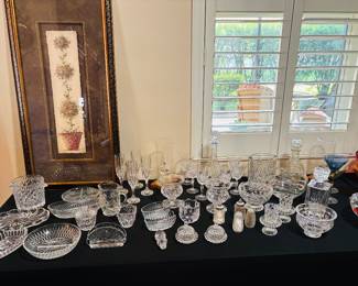 Glassware.  I know you're shocked.  When was the last time you saw these in an estate sale.
