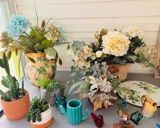 More fake plants for the lanai.  God, forbid you try to grow a real one.