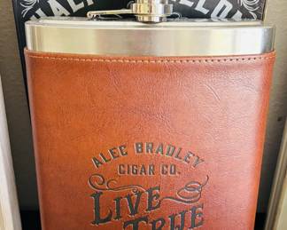 Half Gallon liquor flask.   A moment of respect for Alec Bradley's idea.
