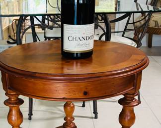 One champagne bottle to serve fifty people.