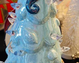 Christmas tree with a seahorse.  Must you?