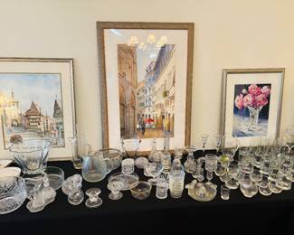 Week after week, I see endless tables of glassware.