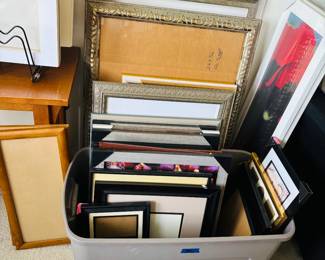 Doesn't everyone keep boxes of frames lying around?