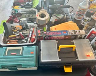 Tackle boxes for that next fishing trip to a golf course water trap.  