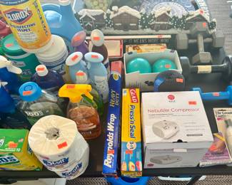 Toilet tissue in case they create a new virus for us.