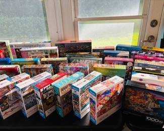 Puzzles.  For that rainy day here in Florida.