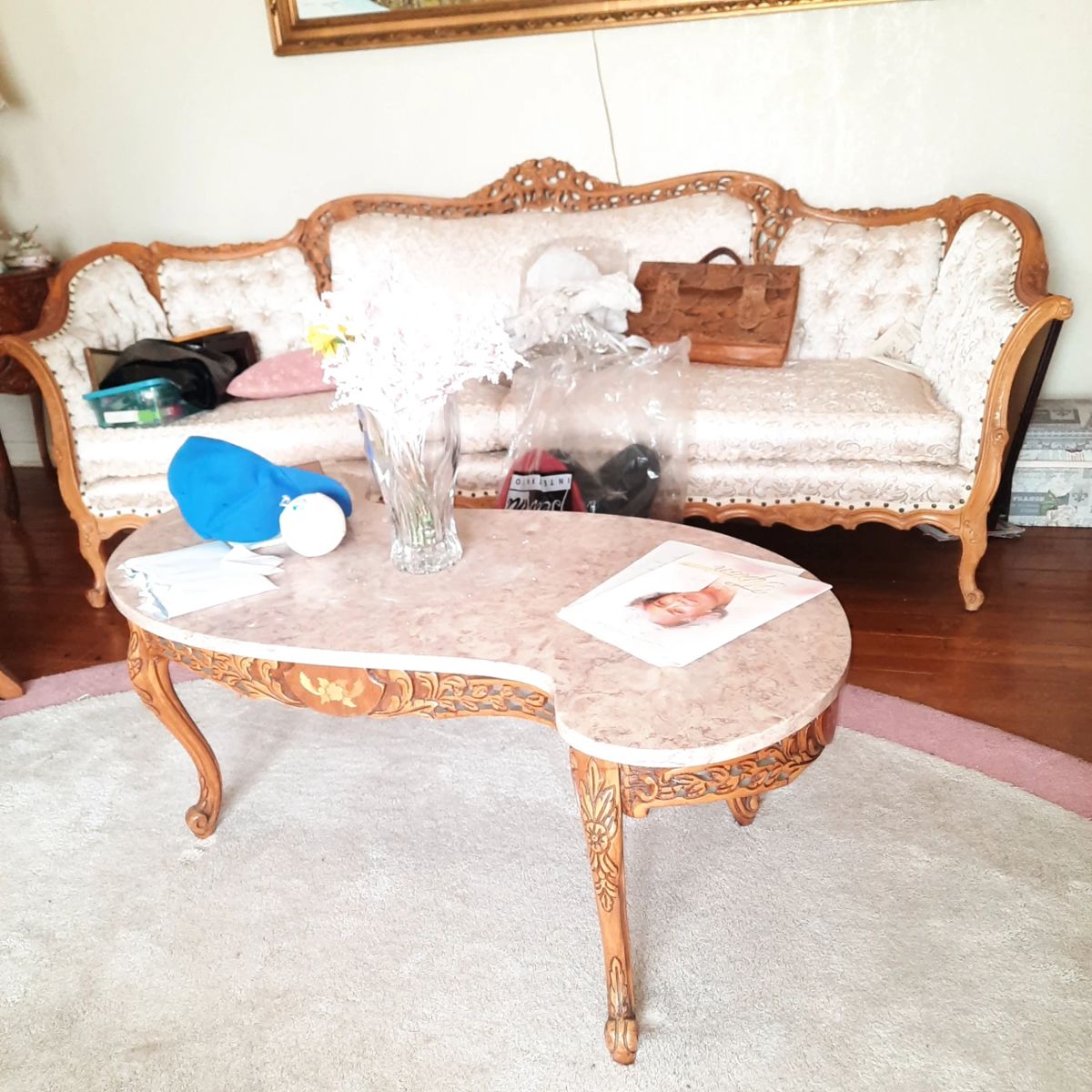 Victoria Couch and Coffee Table