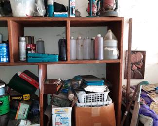 Vintage Lamps, Tools, Supplies
