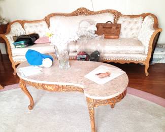 Victoria Couch and Coffee Table