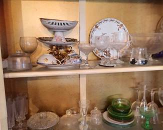 Various China Cabinet plates