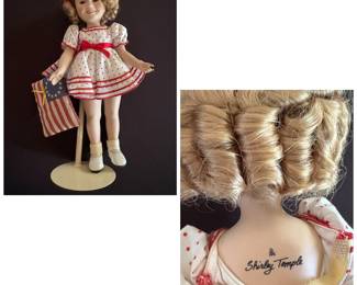 "Stand Up and Cheer" Shirley Temple Danbury Mint 1986 doll