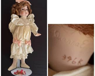 Ashton Drake Dianna Effner Little Girl with a Curl doll 1996