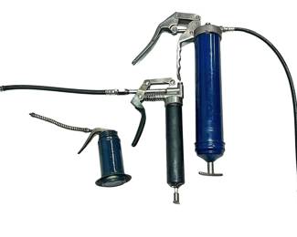Three Grease Guns