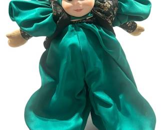 Vintage Porcelain Faced Doll