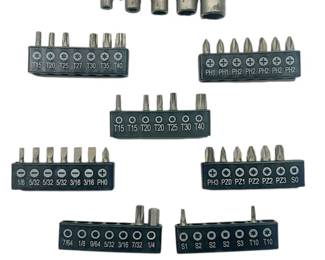 Assortment of Screwdriver Bits