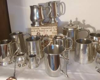 05 Pewter Beer Steins