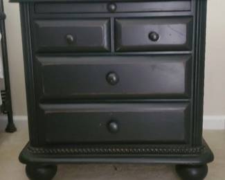 American Signature Nightstand, 4 drawer with pullout shelf