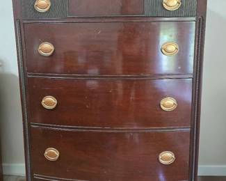 Cherry Wood Chest, 4 drawer