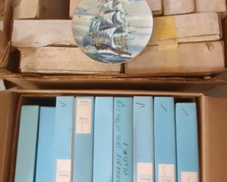 Decorative Sailing Ship Plate Mystery Lot