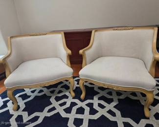06 Two Oversized Accent Chairs