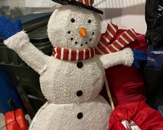 Snowman Yard Decor