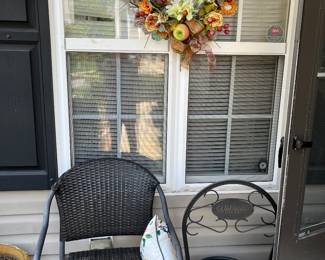 Outdoor Chair and Items