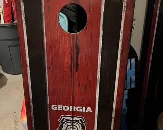 UGA Georgia Bulldog Cornhole Game. Like new