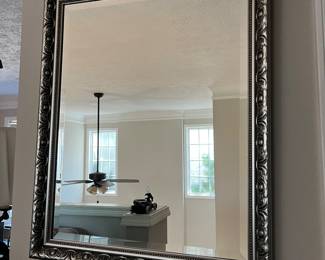 Silver Bevel Mirror