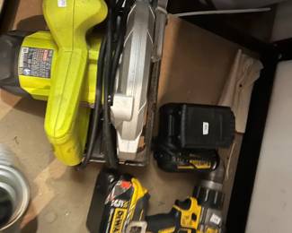 Dewalt, Ryobi electric power tools