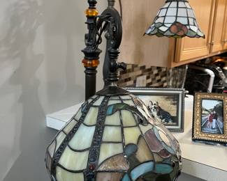 Bottom - Dale Tiffany Antique Roadshow Lamp there re 3 this size and style Top Tiffany Style Desk Lamp