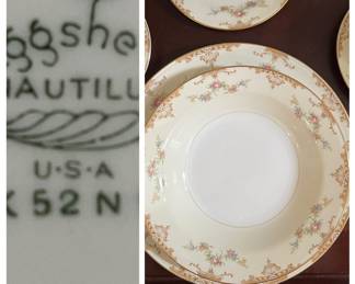 Homer Laughlin Nautilus Dish set