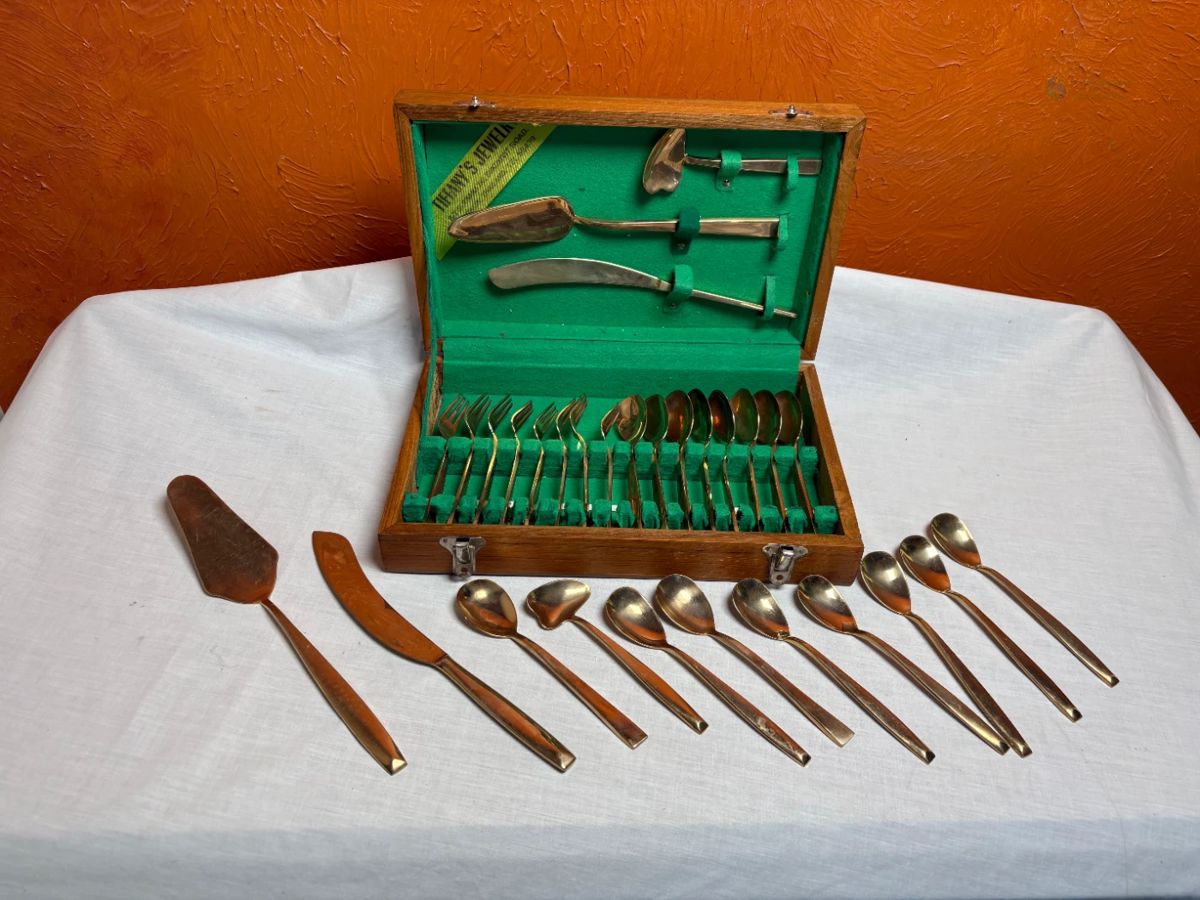 Tiffany's Jewelry Silverware Set, 24 Pieces