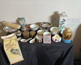 Asian Ceramics Collection - Bowls, Spoons, Vases, Tea Sets
