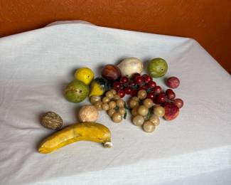 Artificial Stone Fruit Decoration Set