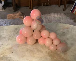 Decorative Stone Grape Cluster Alabaster