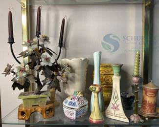Red Wing Ceramic Vase, Off-White, Leaf Design & More