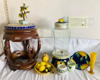 Furio Home & TableTops Gallery Lemon-Themed Ceramic Kitchenware Set